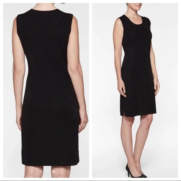 NWT - Elegant Black Sleeveless Dress - Picture 2 of 9